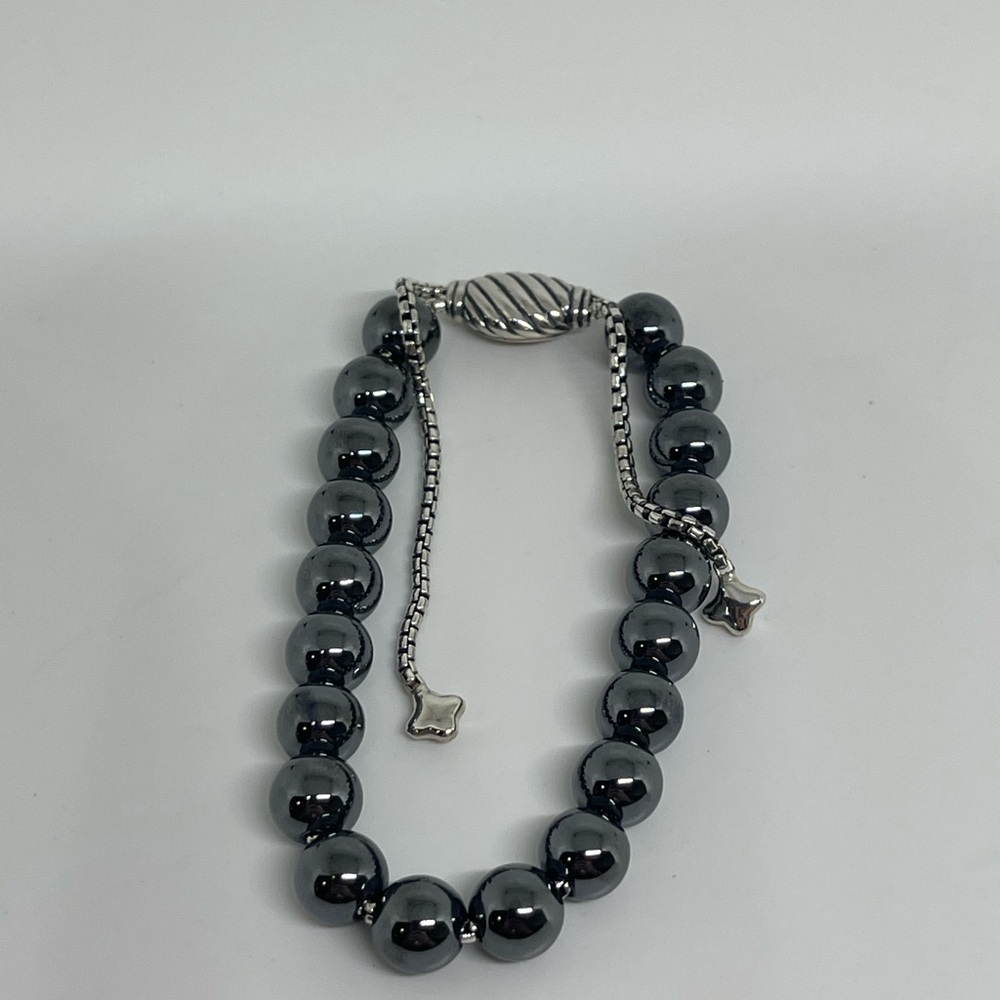 David Yurman Hematite Spiritual Beads Bracelet - Picture 7 of 7